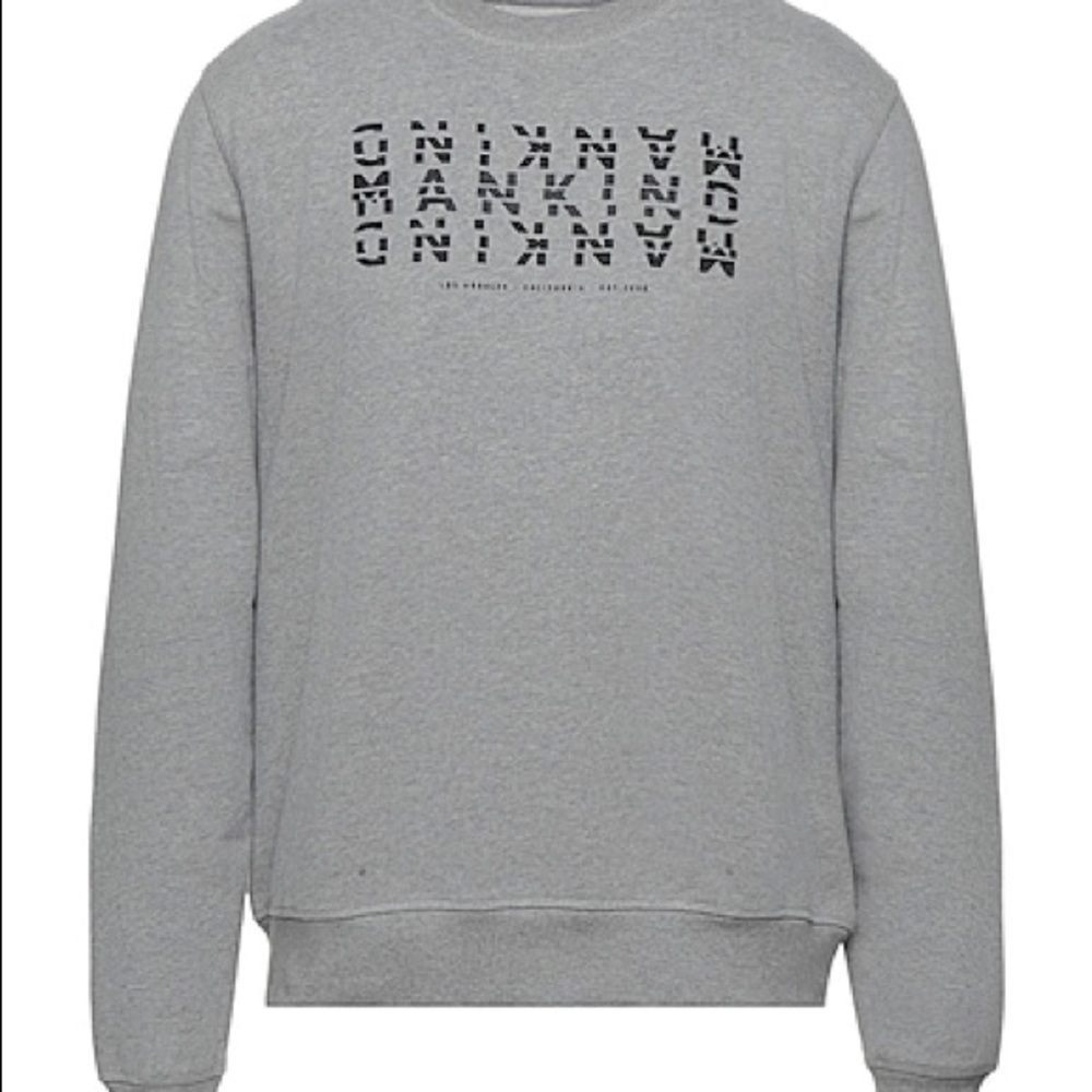 7 for all Mankind Graphic Gray Sweatshirt